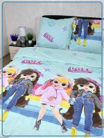 Детское постельное белье поплин Кукла