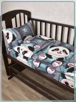 Детское постельное белье бязь Сладкие сны вид 8/10 графит