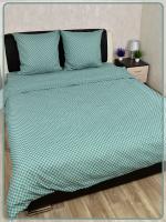 Постельное белье бязь Вестерн вид 4/6 морская волна