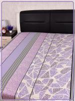 Простыня бязь Узбекистан UZ-15 Сахара сирень