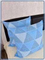 Наволочки на молнии Ив. бязь Галактика вид 2 синий 2 шт.