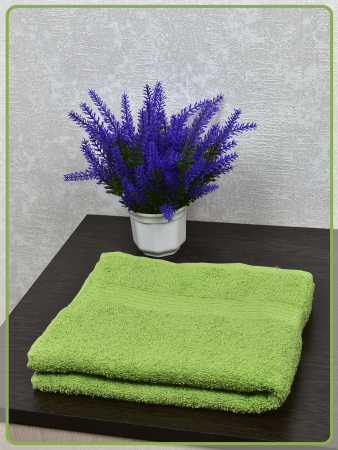 Полотенце махровое Вышний Волочек оливковый (пл.375)